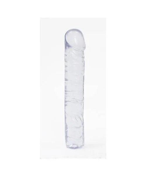 Crystal Jellies Classic Dong 10 Inch - Clear