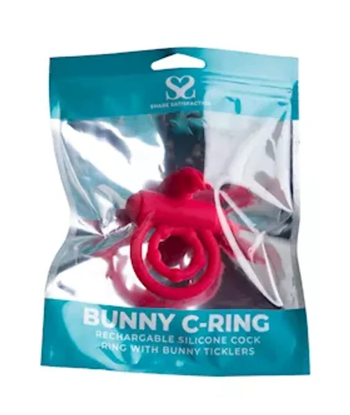 Share Satisfaction Vibrating Rabbit Ring - Pink — image 6 of 8
