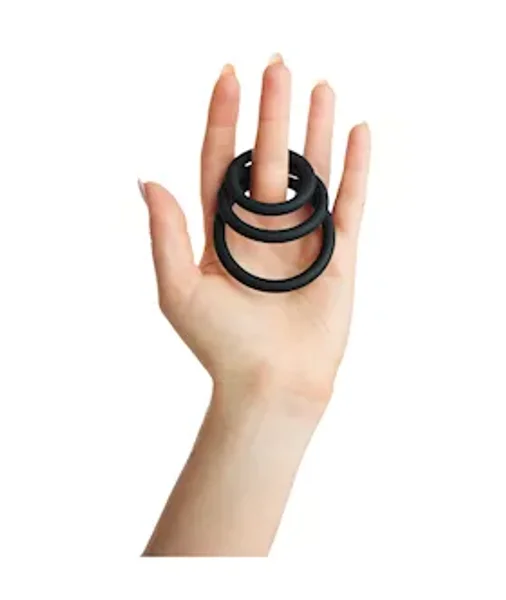 Share Satisfaction Stamina C-ring Set - Black
