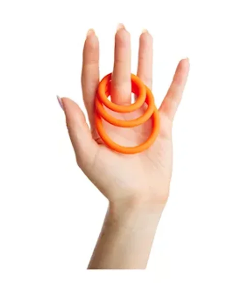 Share Satisfaction Stamina C-ring Set - Orange — image 8 of 9