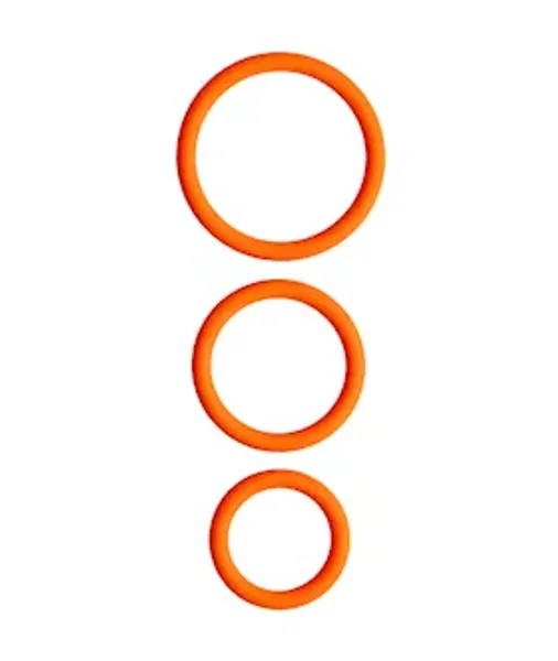 Share Satisfaction Stamina C-ring Set - Orange — image 6 of 9