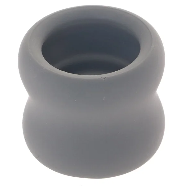 Alpha Liquid Silicone Scrotum Ring By CalExotics - Gray