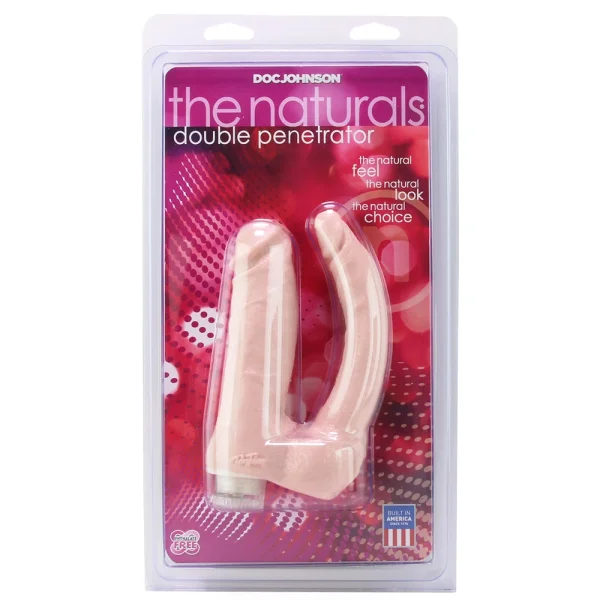 The Naturals Vibro Double Penetrator Twist Bottom - White