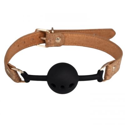Bondara Luxe Bound To Nature Cork Vented Ball Gag