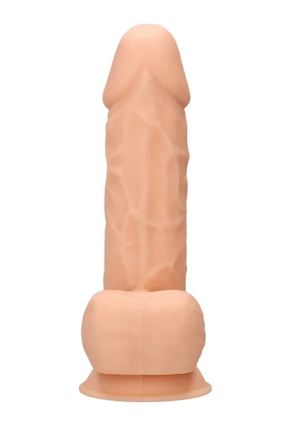 RealRock Ultra Silicone Dildo with Balls - 7"