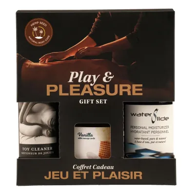 Hemp Seed by Night Play and Pleasure Gift Set Vanilla