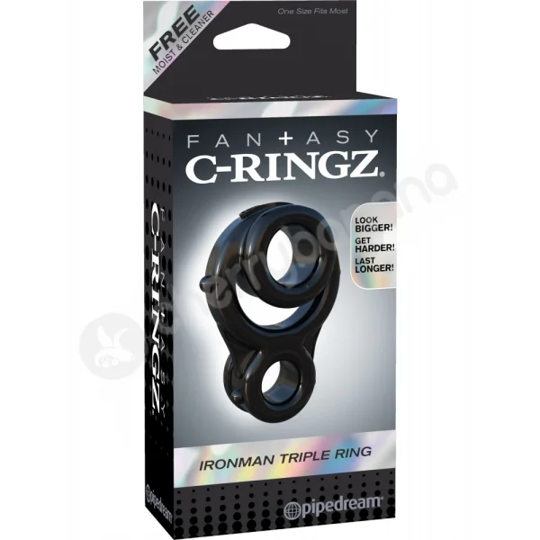 Fantasy C-ringz Black Ironman Triple Ring