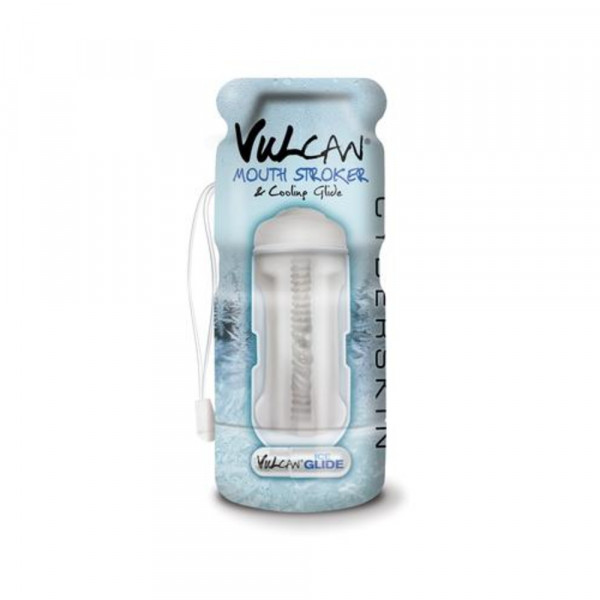 CyberSkin Vulcan Mouth Stroker w/Cooling Glide Frost
