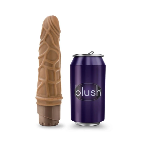 Dr. Skin - Cock Vibe - 7.25 Inch Vibrating Cock - Mocha — image 10 of 17
