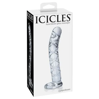 Icicles Textured Teaser Clear 6 Inch