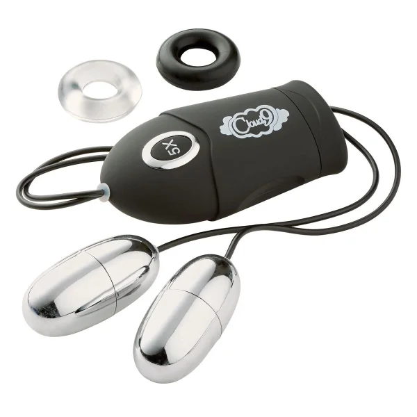 Cloud 9 - Dual Egg Vibrator Black — image 4 of 4