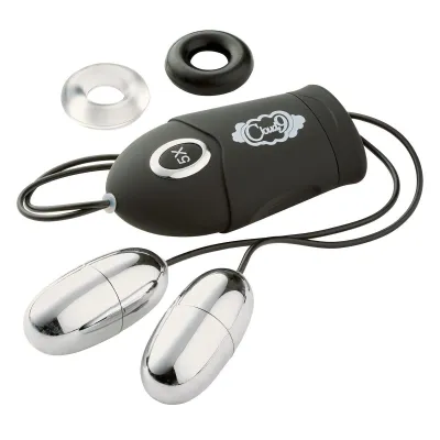 Cloud 9 Dual Egg Vibrator Black