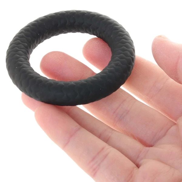 Link Up Optimum Vibrating Cock Ring Set Black — image 7 of 8