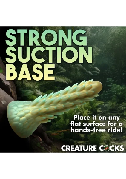 Creature Cocks - Stegosaurus Spiky Reptile Silicone Dildo