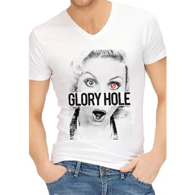 Funny Shirts Glory Hole Skin S