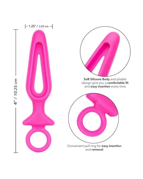 Booty Call Silicone Groove Probe - Pink - 4 Inch