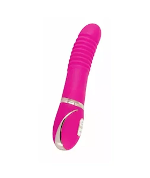 Pleats G Spot Vibrator - Pink — image 5 of 5
