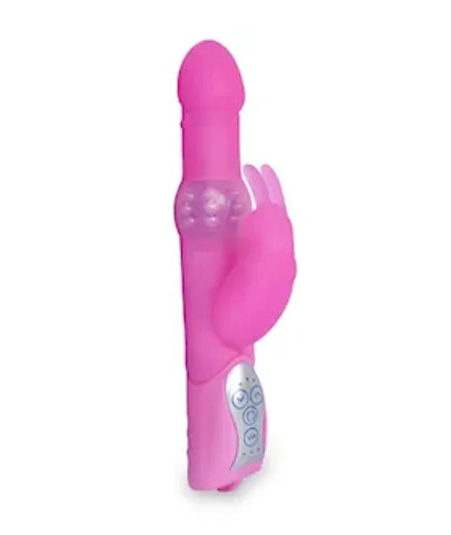 Crisantemi Rabbit Vibrator - Pink - 10 Inch — image 4 of 5
