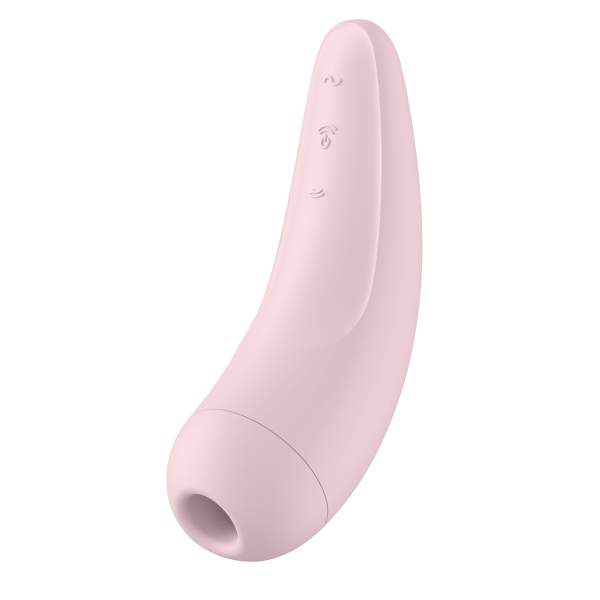 Satisfyer Curvy 2+ Pink App Controlled Vibrating Clitoral Stimulator
