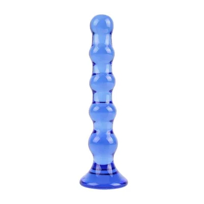 Lucent Wave Beaded Glass Wand