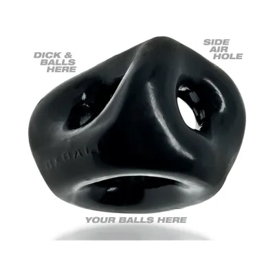 Extreme Bondage Gear Oxballs Tri sport Xl Thicker 3 ring Sling Black