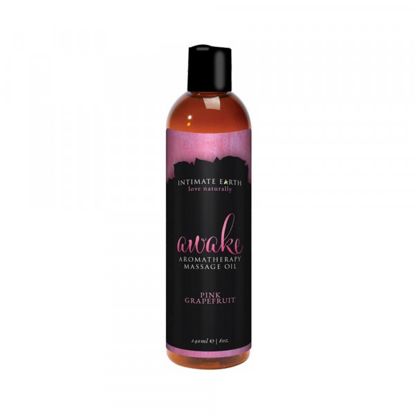 Intimate Earth Awake Massage Oil 8oz