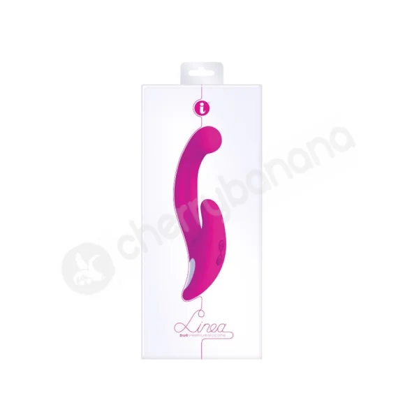 Linea Duo Pink Rechargeable Vibrator