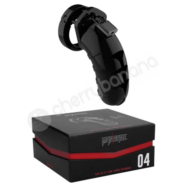 Mancage Model 04 Black Male Chastity Cage
