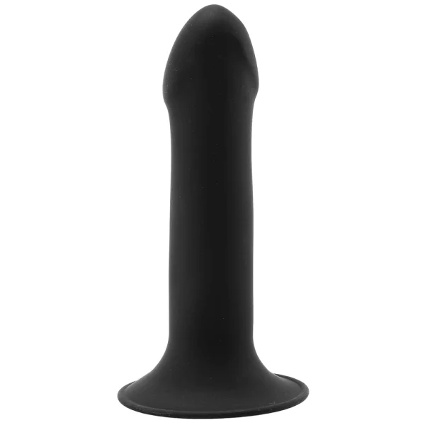 Squeeze-It Squeezable Phallic 6.75" Suction Cup Dildo - Black