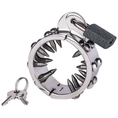 Torment Jaws of Pain Padlocked Ball Stretcher