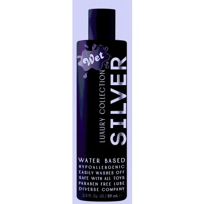 Wet Silver Water Based Luxury Lubricant 3 Fl Oz
