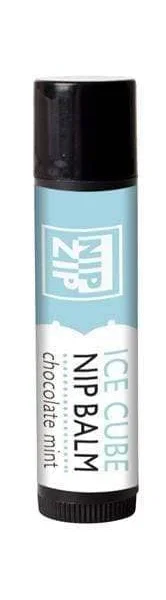 Nip Zip Ice Cube Nip Balm - Chocolate Mint - Tube Carded
