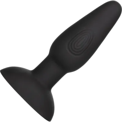 Bionic Dual Pulsating Probe Rechargeable Silicone Anal Stimulator By CalExotics Black