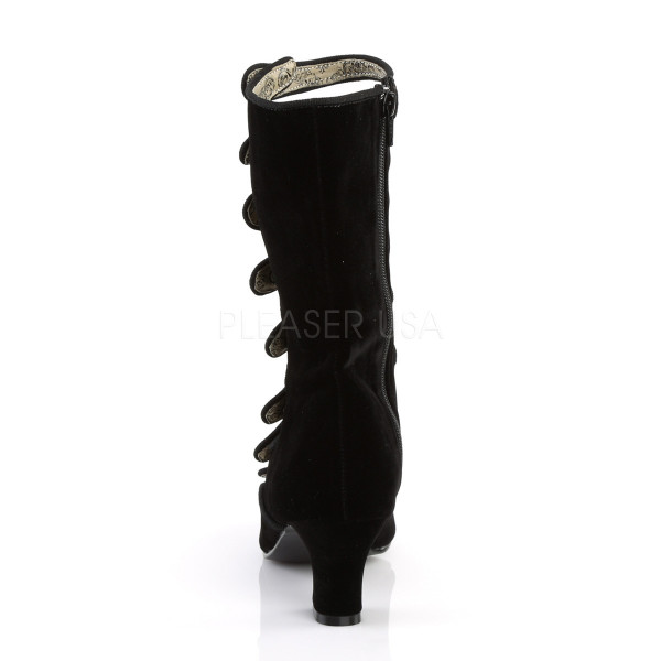WHIMSEY-115 - 2 1/2" Heel 8 Strap Velvet Calf Boot — image 4 of 4