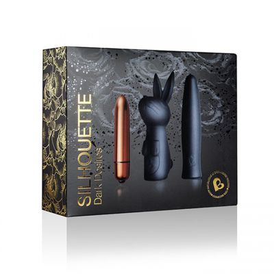 Rocks Off Silhouette 7 Function Bullet and Sleeve Set