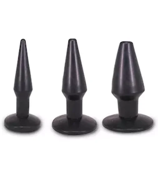 Seven Creations Rider Butt Plug Set - Black - 4.9 Inch — image 3 of 4