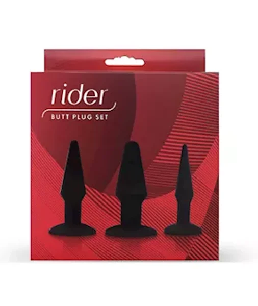 Seven Creations Rider Butt Plug Set - Black - 4.9 Inch — image 4 of 4