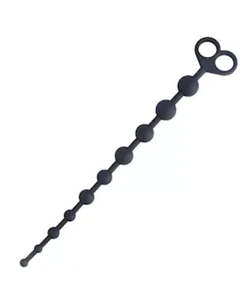Saki Anal Beads - Black — image 2 of 2