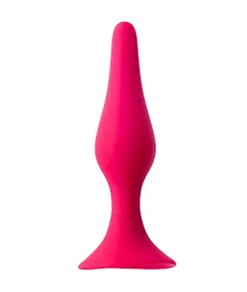 Share Satisfaction Medium Silicone Butt Plug  - Pink - Med — image 4 of 5