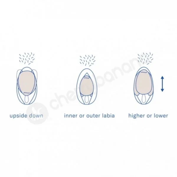 Dame Eva II White Silicone Hands-Free Clitoral Vibrator