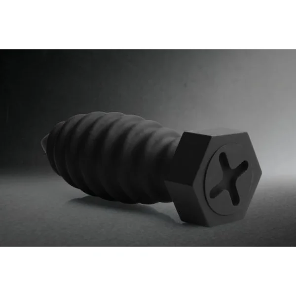 Tom Of Finland Screw U Anal Plug Black