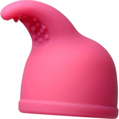 Nuzzle Tip Silicone Wand Massager Attachment by Wand Essentials Pink