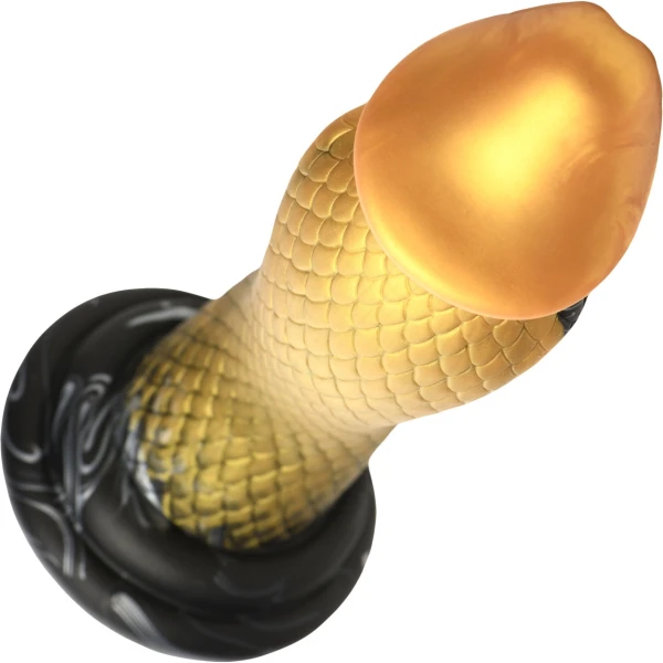 Creature Cocks - Golden Mamba Silicone Dildo
