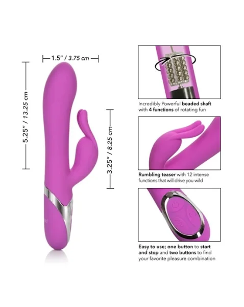 Enchanted Bunny - Rabbit Vibrator - Purple - 9.1 Inch