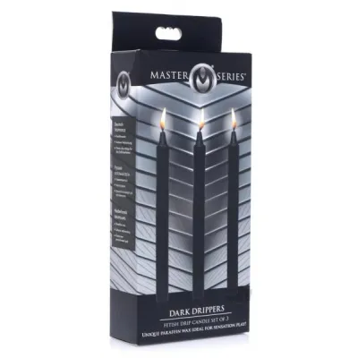 Fetish Drip Candles 3 Pack Black