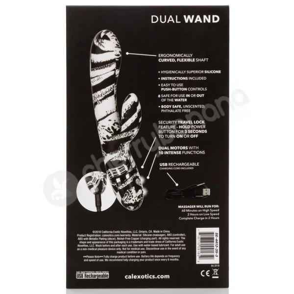 Hype - Dual Wand Rabbit Vibrator