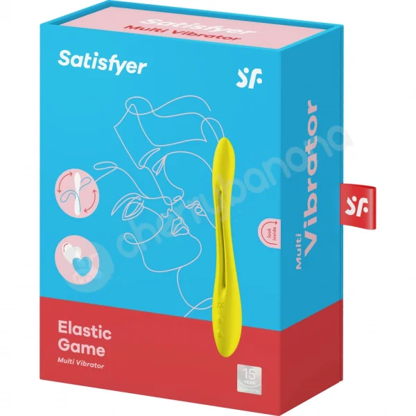 Satisfyer Elastic Game Yellow Silicone Flexible & Versatile Vibe