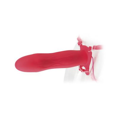 Fetish Fantasy Elite Vibrating 9 Hollow Strap on Red