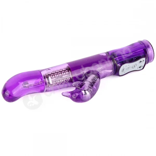 Cherry Banana Wet Dreamer 15 Function Purple Dolphin Vibrator