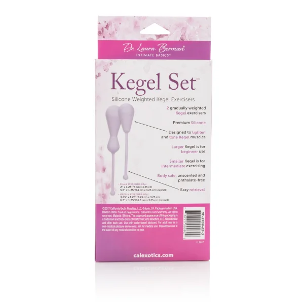 Dr. Laura Berman Kegel Set Silicone Weighted Kegel Exercisers